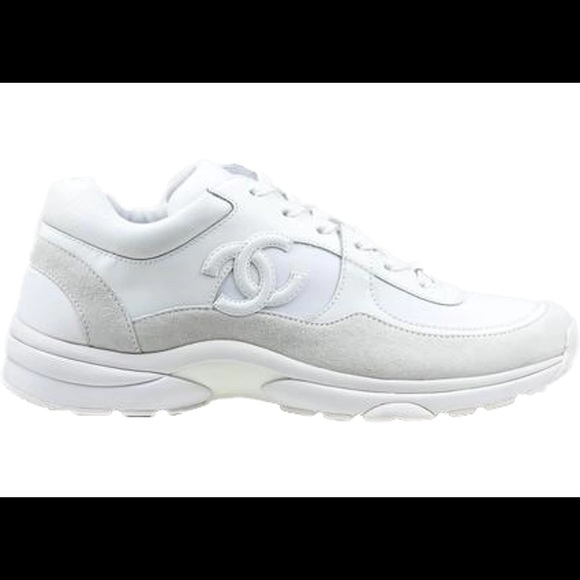 CHANEL Shoes - CHANEL Interlocking CC Suede Chunky Sneakers